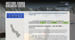 Desktop Screenshot of esavalanche.org